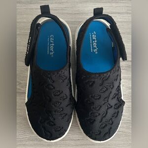 Carter's Black Dinosaur Sandals